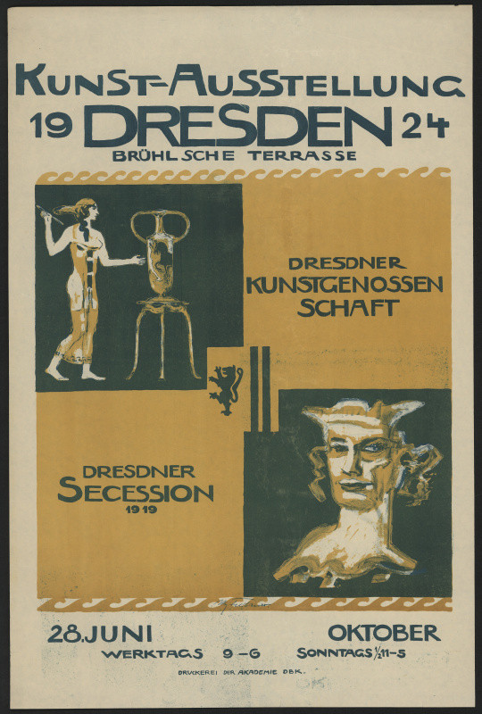 Max Feldbauer - Kunst-Ausstellung Dresdener Secession 1919, Dresden 1924