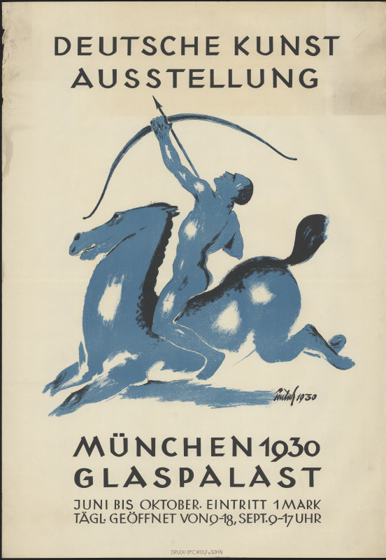 Walter Teutsch - Deutsche Kunst Ausstellung München 1930. Glaspalast