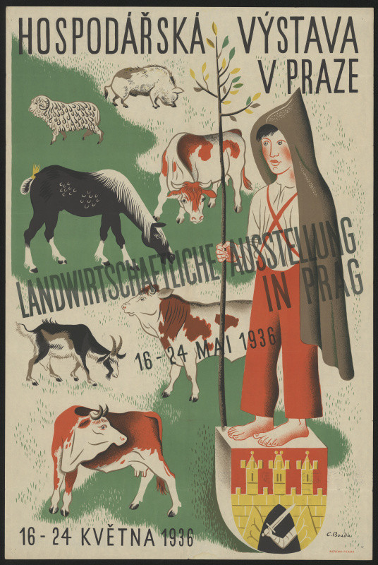 Cyril Bouda - Hospodářská výstava v Praze 1936. Landwirtschaftliche Ausstell. 1936