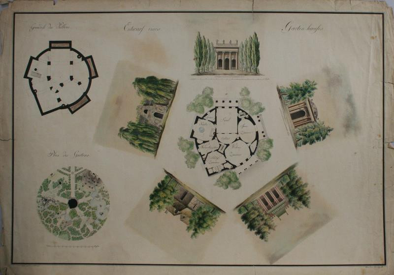 Carl von Sales - Kompoziční rozvrh zahradní architektury