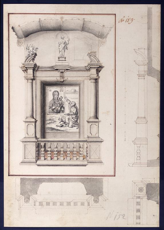 neurčený autor - Brno - augustiniánský klášter - oltář s obrazem