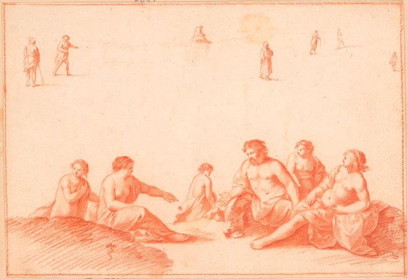 Cornelis Poelenburgh - Figurální studie