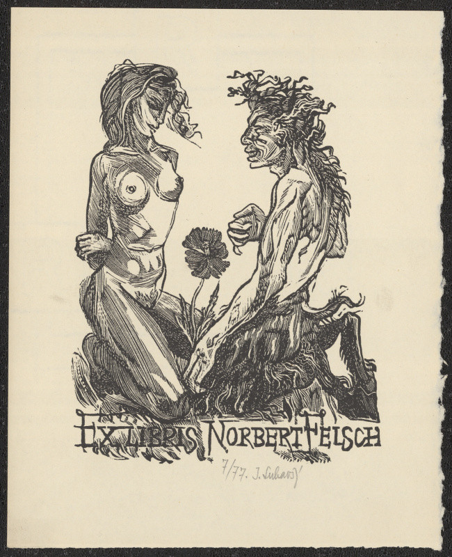 Jaroslav Lukavský - Ex libris Norbert Felsch