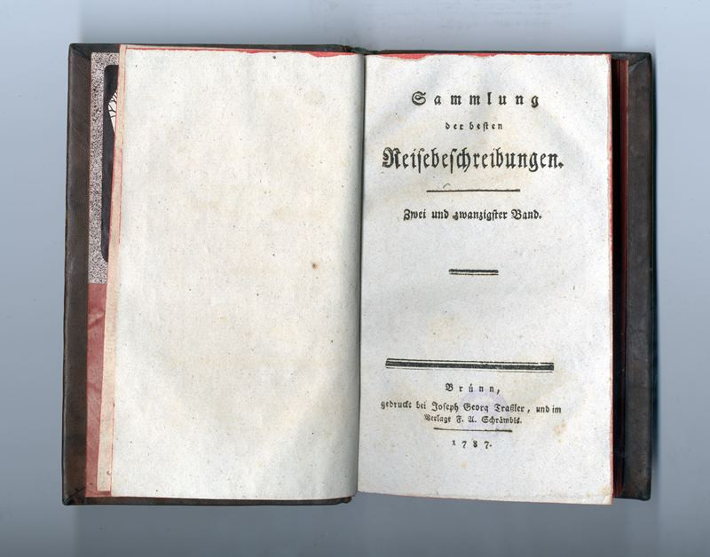 neurčený autor, Joseph Georg Traßler, Franz Anton Schrämbl - Sammlung der besten Reisebeschreibungen. Zwei und zwanzigsten Band