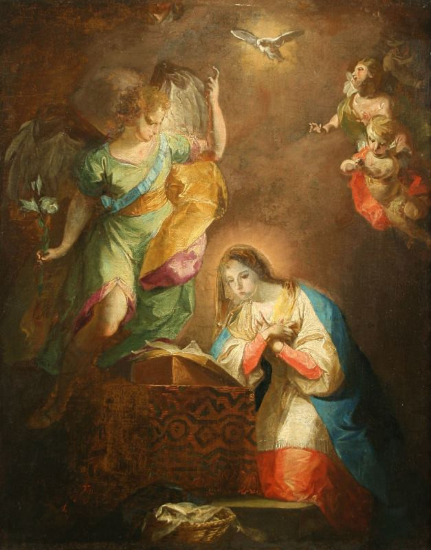 Johann Wenzel Bergl - Zvěstování Panny Marie