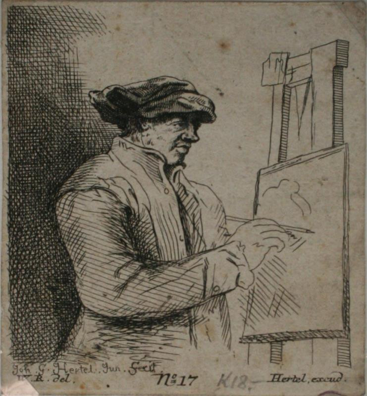 Johann Georg Hertel - Malíř