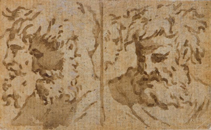 Francesco Mazzola zv. Parmigianino - kopista - Mužské hlavy