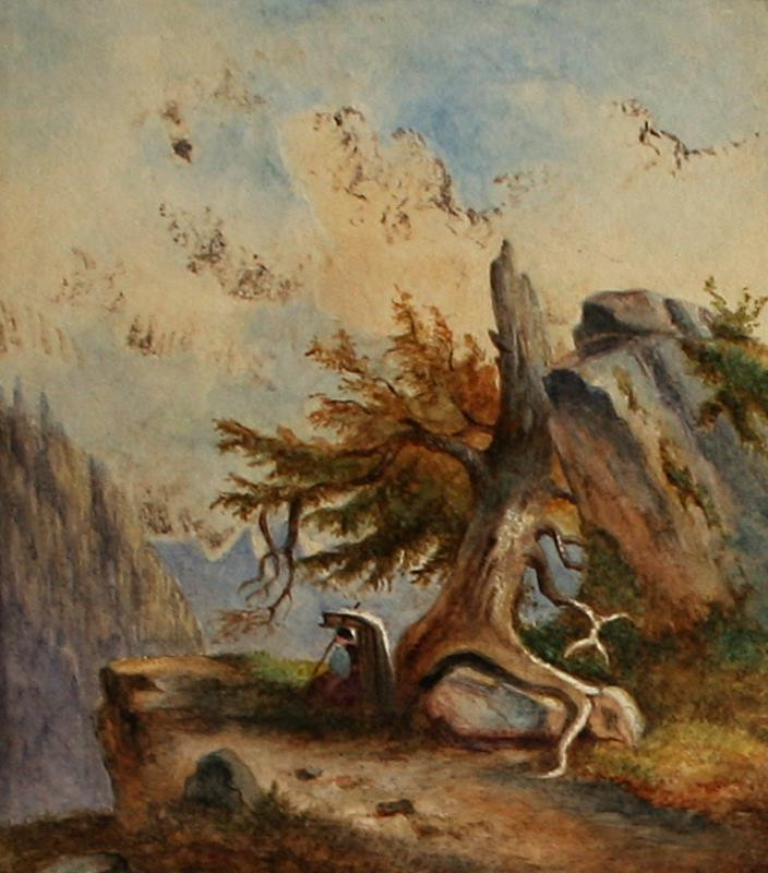 Bedřich (Fritz) Kostial - Starý strom v horách