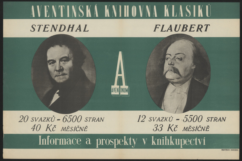 neznámý - Aventinská knihovna klasiků Stendhal, Flaubert