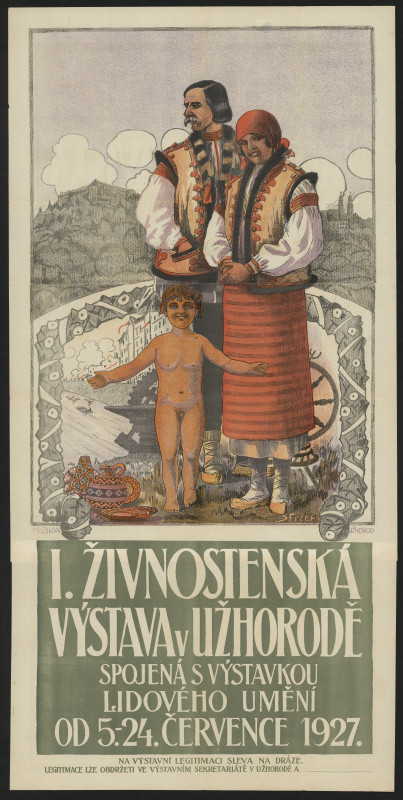 František Muzika - I. Živnostenská výstava v Užhorodě spojená s výstavou lidového umění 1927