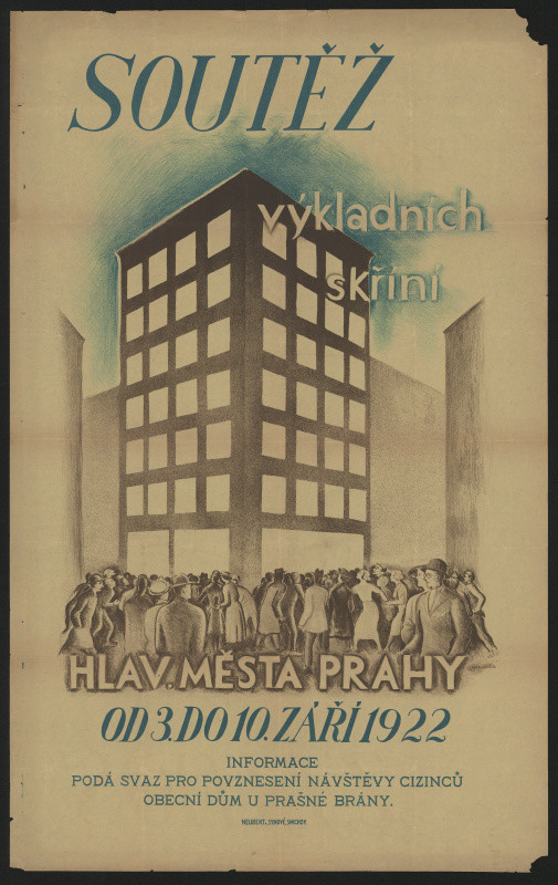 Otakar Mrkvička - Soutěž výkladních skříní 1922, Obecní dům Praha