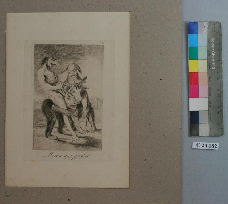 Francesco de Goya - Miren que grabes
