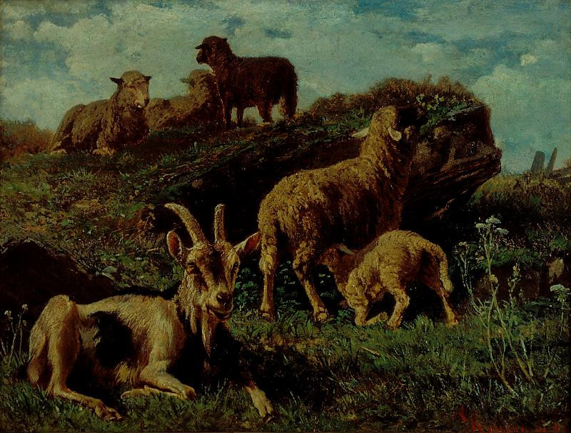 Gustav Ranzoni - Ovce na pastvě