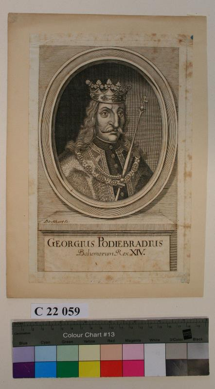 Antonín Birckhart - Georgius  Podiebradius  Bohemorum  Rex  XIV.