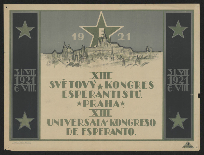 neznámý - XIII. světový kongres esperantistů Praha