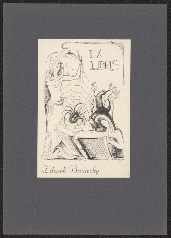 Richard Brun - Ex libris Zdeněk Brunecký