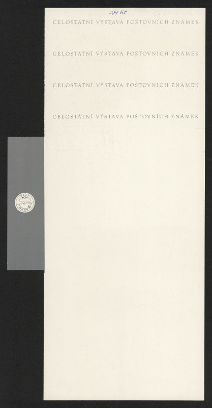 Jarmil Klecker - Diplom, celostátní výstava poštovních známek