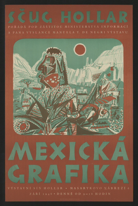 neznámý - Mexická grafika. SČUG Hollar, září 1948