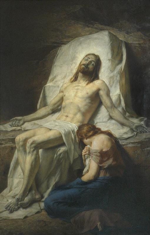 Eduard Kasparides - Magdaléna u Kristovy mrtvoly