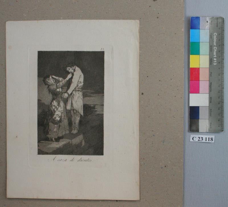 Francesco de Goya - Na lovu zubů - A caza de dientes