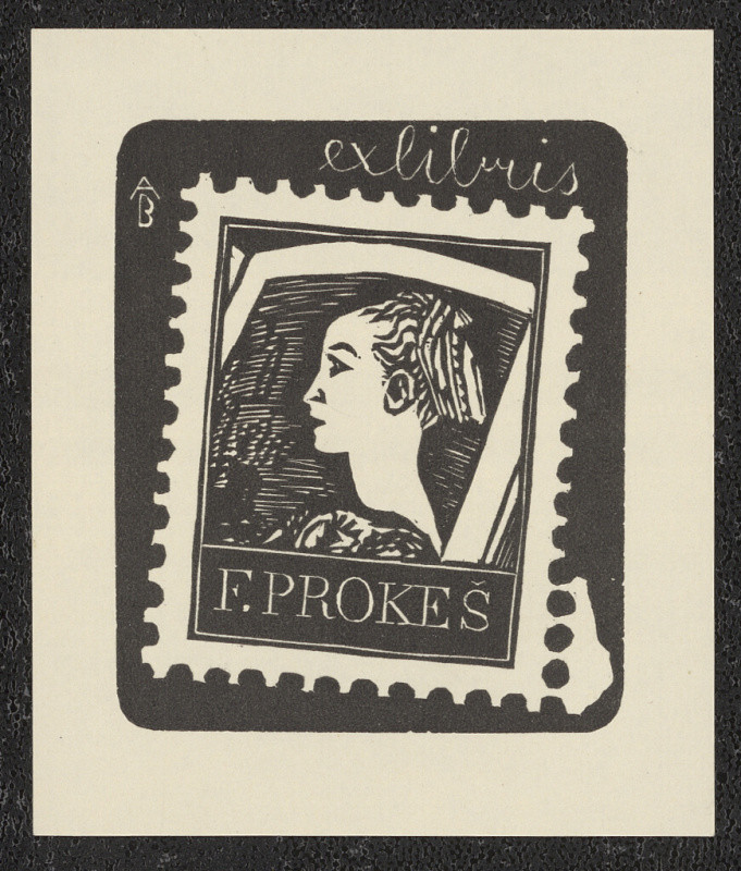 Antonín Burka - Ex libris F. Prokeš