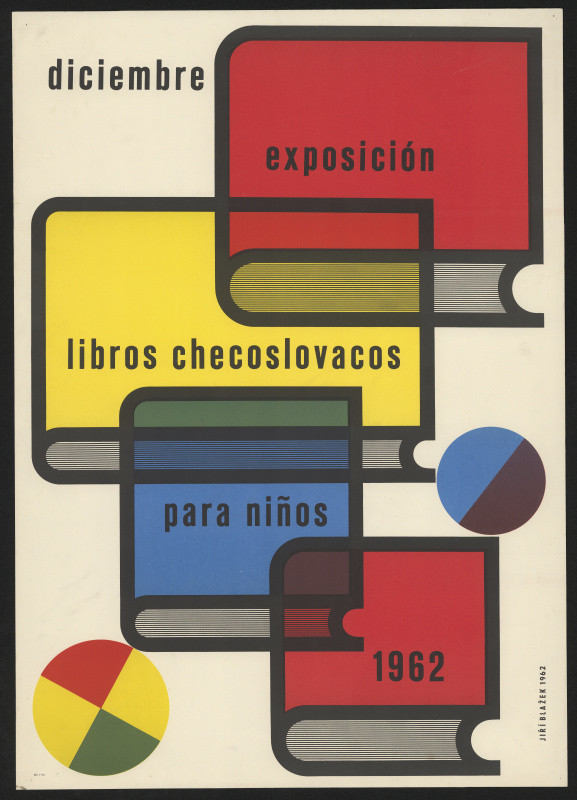 Jiří Blažek - Exposición libros Checoslovacos para niňos