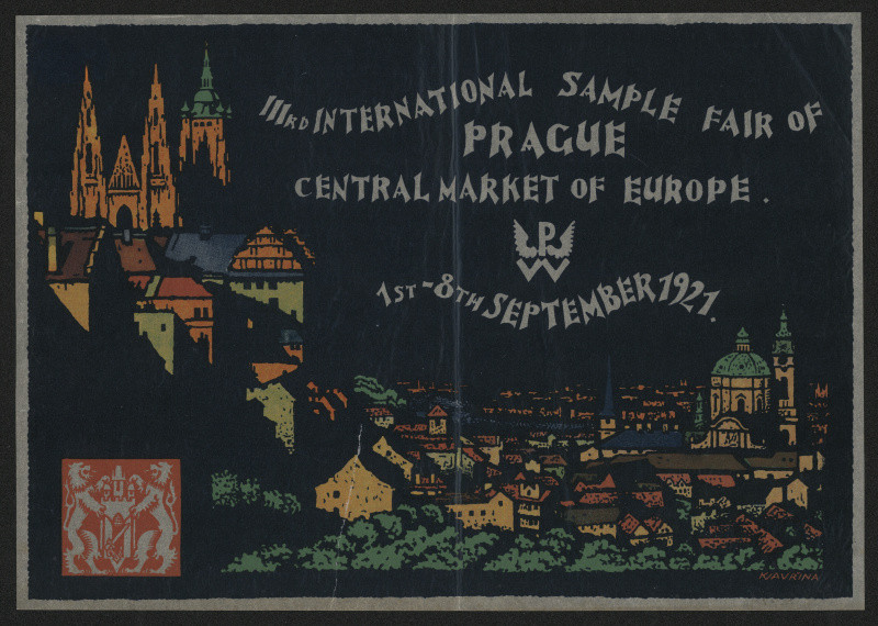 Karel Vavřina - IIIrd International Sample Fair of Prague
