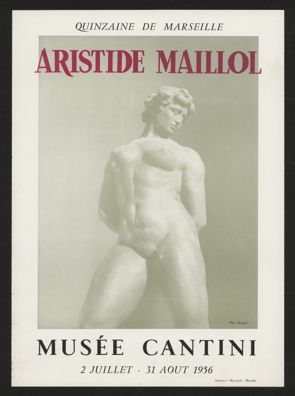 neznámý - Aristide Maillol, Musée Cantini - Marseille