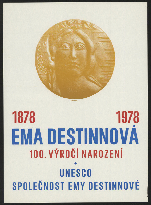 Lumír Šindelář - Ema Destinová 1878-1978. 100. výročí narození UNESCO