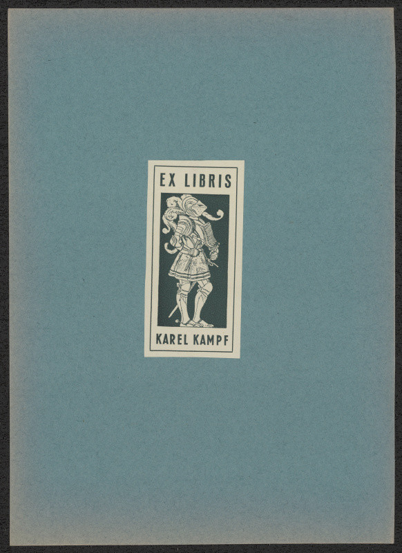 Mikoláš Aleš - Ex libris Karel Kampf