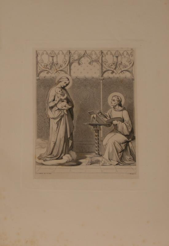 Konrad (Conrád) Wiesner - Sv. Lukáš maluje Madonu s dítětem