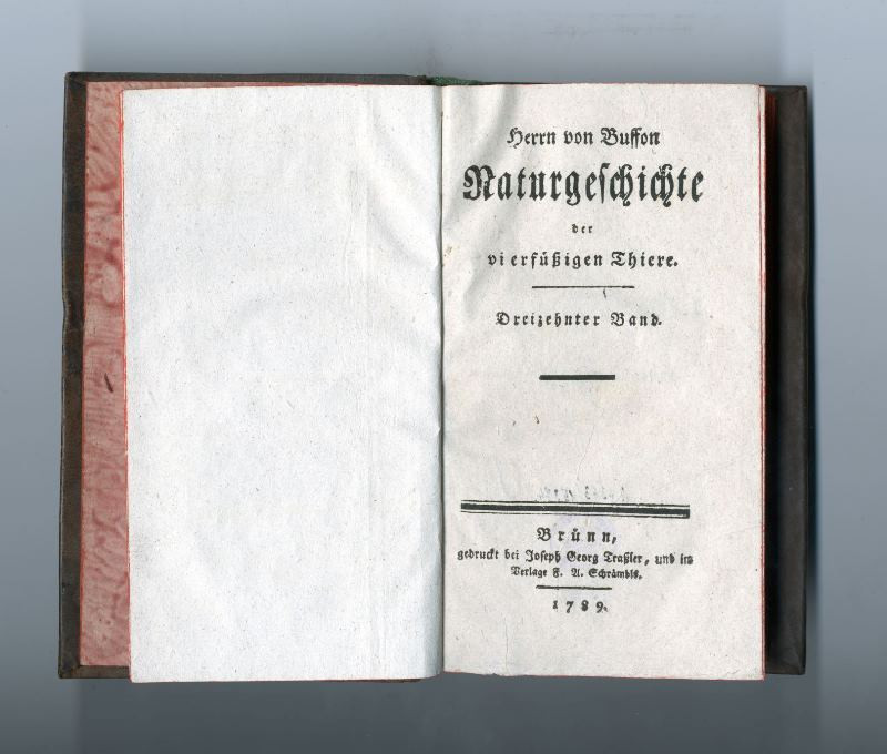 Georg Louis Leclerc de Buffon, Joseph Georg Traßler - Naturgeschichte der vierfüßigen Thiere. Dreizehnter Band