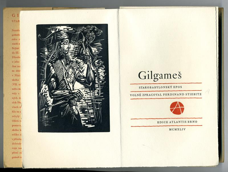 Oldřich Menhart, Bohdan Lacina, Kryl & Scotti, neznámý autor, Ferdinand Stiebitz, Jan V. Pojer, Atlantis (edice) - Gilgameš. Starobabylonský epos