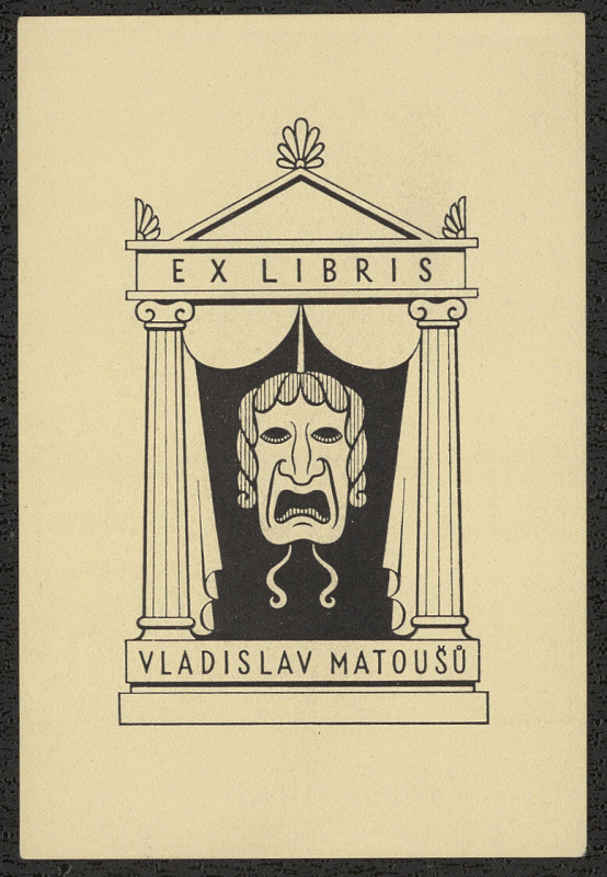 Karel Kinský - Ex libris Vladislav Matoušů
