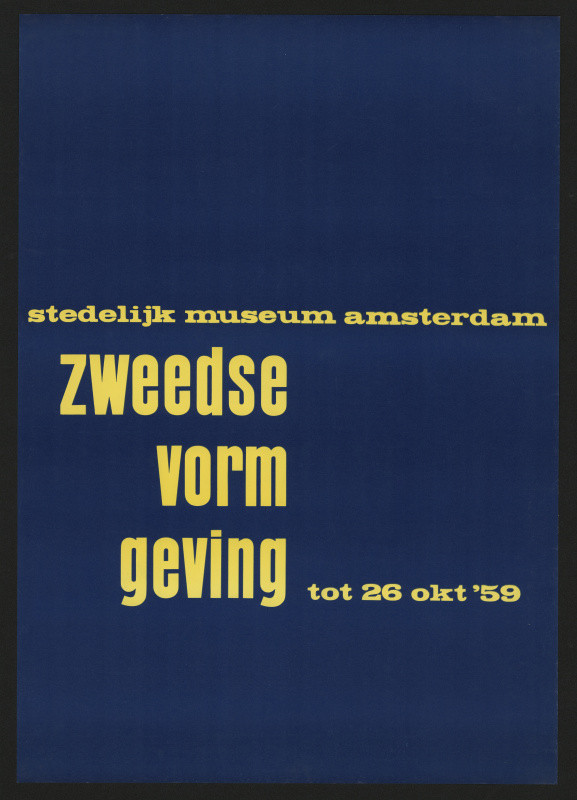 neznámý - Zweedse vorm geving, Stedelijk museum, Amsterdam