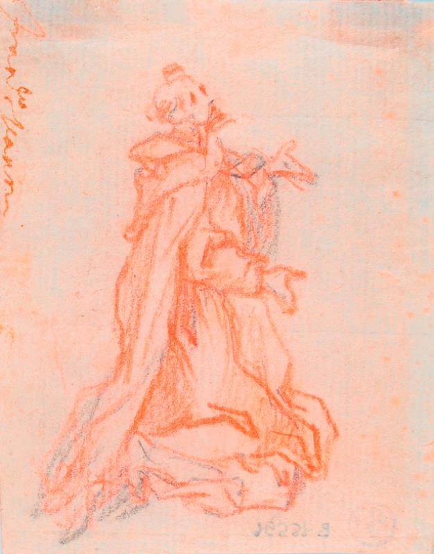 neznámý malíř italský - Klečící mnich
