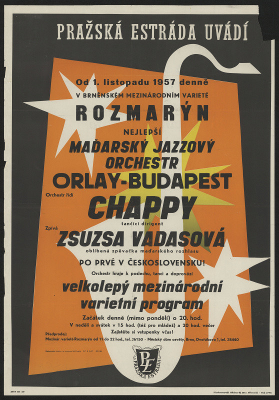 neznámý - Rozmarýn, maďar. jazz. orchestr Orlay Budapest 1.11.1957