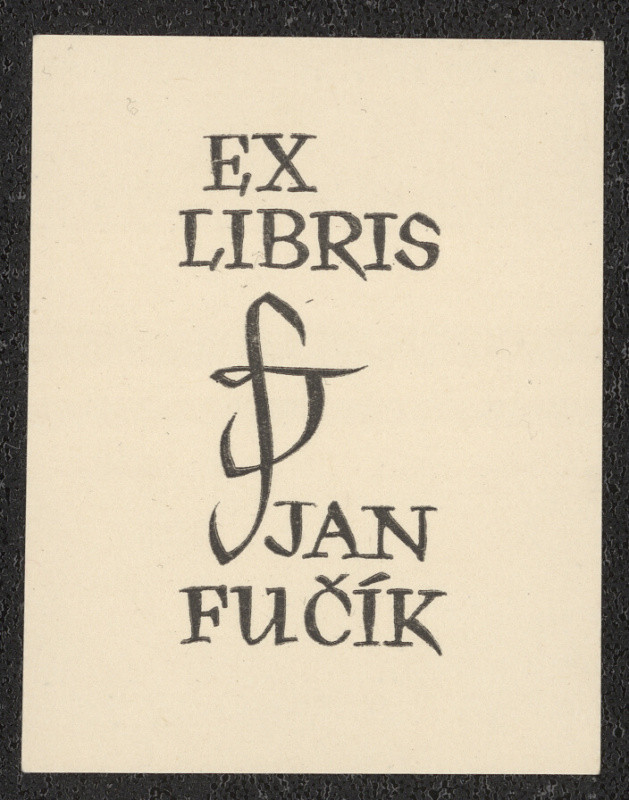 Oldřich Menhart - Ex libris Jan Fučík