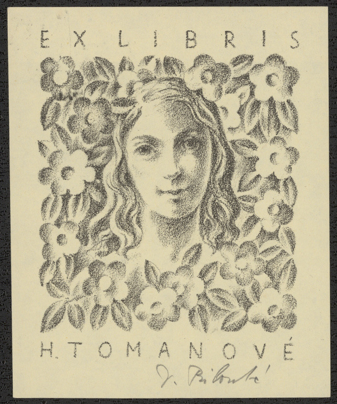 Dobroslava Bilovská - Exlibris H. Tomanové