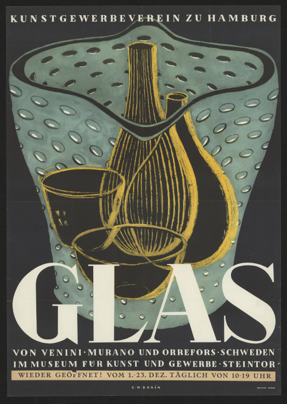 G. N. Doren - Glas von Venini Murano und Orrefors, Schweden. Musum f. Kunst u. Gewerbe, Hamburg