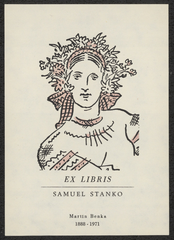 Martin Benka - Exlibris Samuel Stanko
