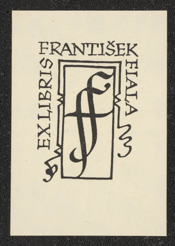 Oldřich Menhart - Ex libris František Fiala