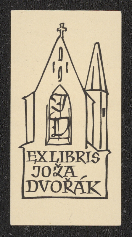 Oldřich Menhart - Ex libris Joža Dvořák