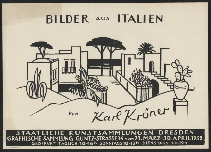 Karl Kröner - Bilder aus Itlaien von Karl Kröner, Staatliche Kunstsammlungen Dresden ... 1958