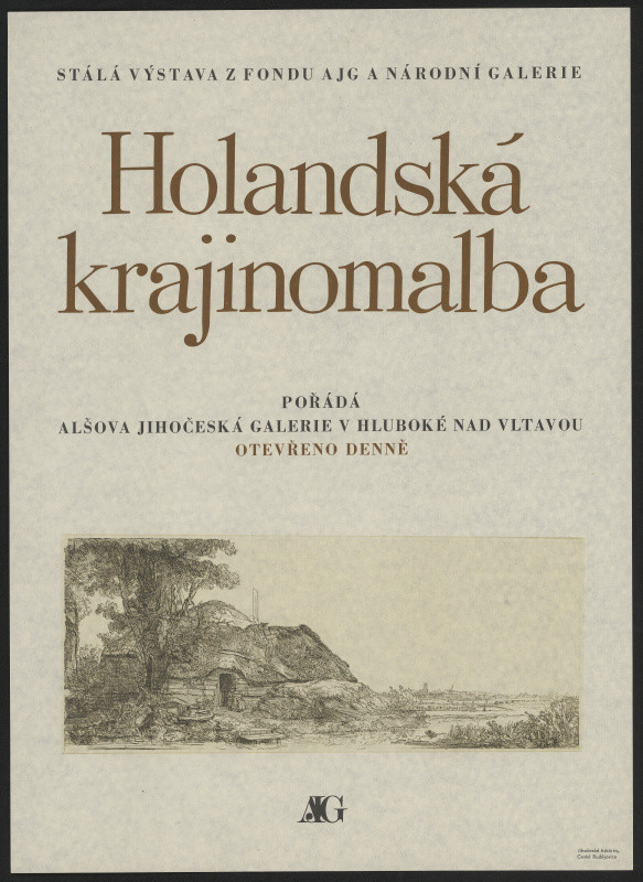 neznámý - Stálá výstava AJG a NG, Holandská krajinomalba AJG Hluboká n.V.