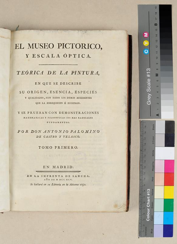 Antonio Palomino de Castro y Velasco - El museo pictorico, y escala óptica. Teórica de la pintura. Tomo primero
