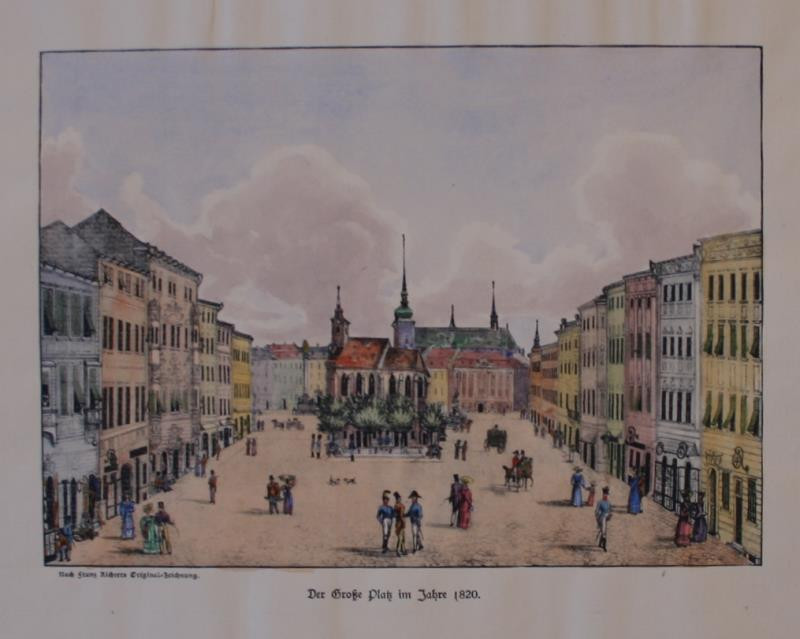 František (Franz) Richter - Der Große Platz in Jahre 1820