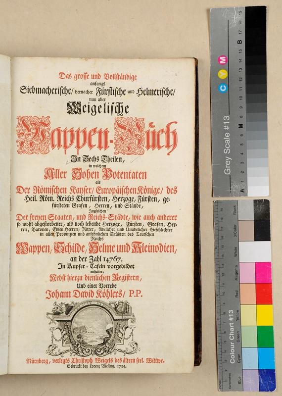 Johann Siebmacher, Christoph Weigel, Paul Fürst, Johann David Helmers, Andreas Bieling - Weigelische Wappen-Buch
