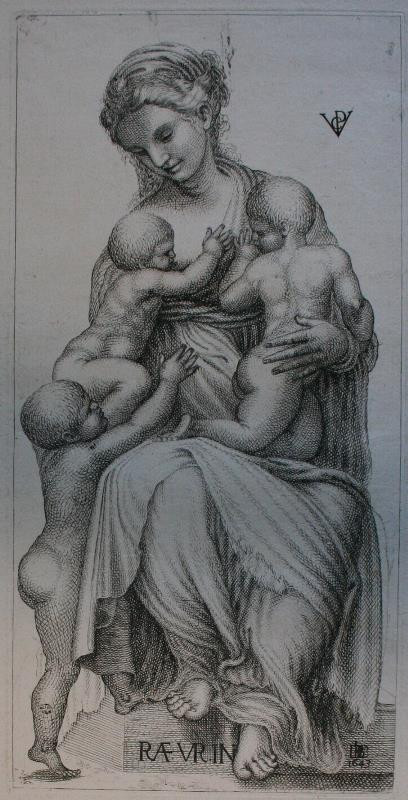 Crispijn II. van de Passe - Matka s dětmi