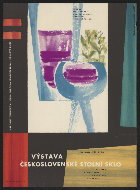Stanislav Kovář - Výstav Československé stolní sklo 1960, Národní technické museum pobočka Jablonec n. N.